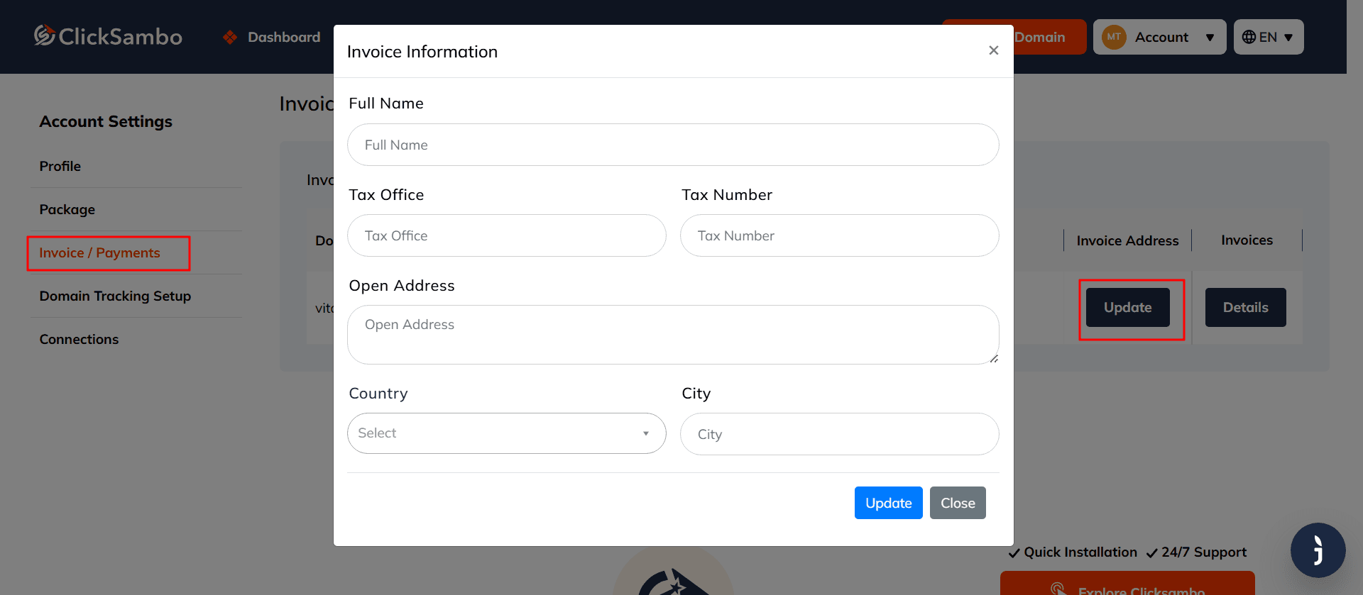 How to Update Your Billing Address