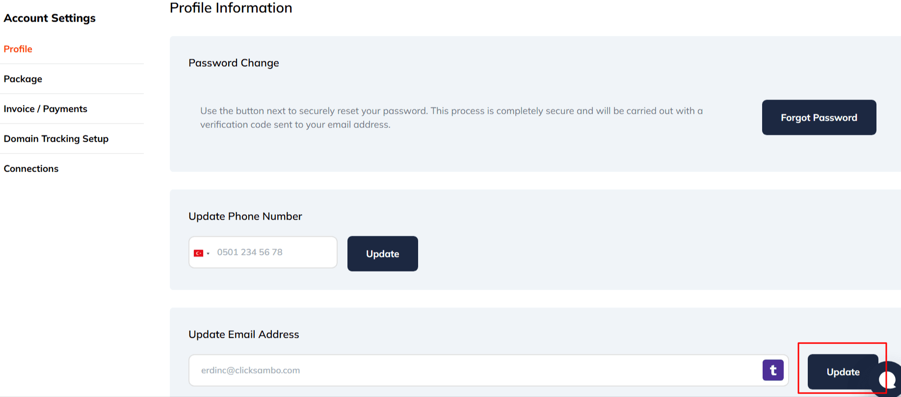 How to Update Your Email Address