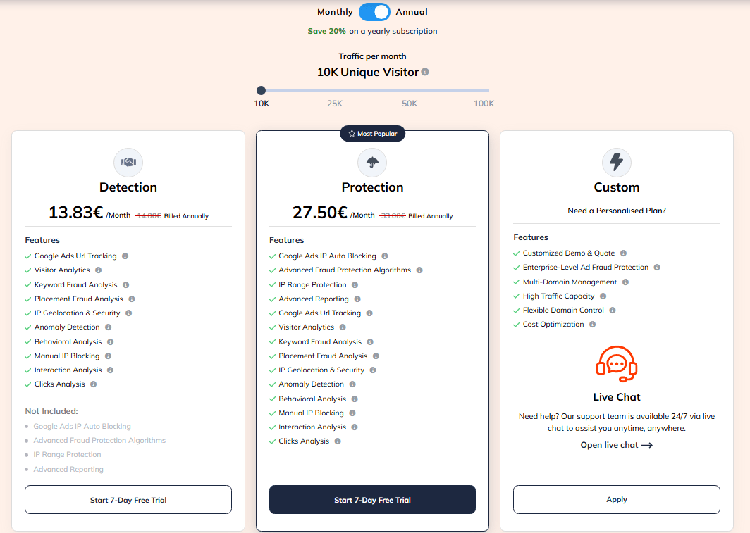 Doğru ClickSambo Planını Seçin