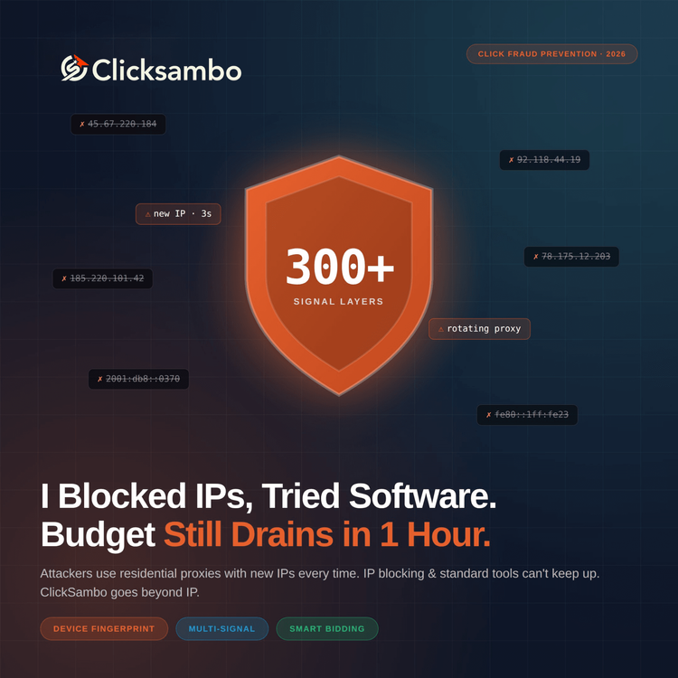 I Blocked IPs, Tried Click Fraud Software, But My Budget Still Drains in 1 Hour