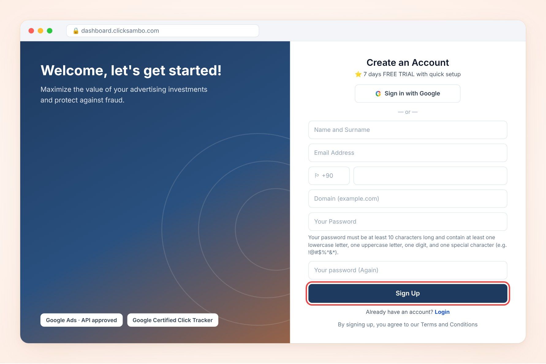 How to Sign Up with Email